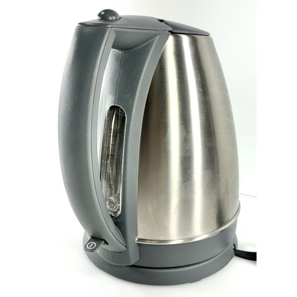 Toastess DLJK-459 Silver 1.8 qts Cordless Electric Kettle with Power Base Tested - Picture 8 of 11